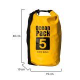 Borsa Impermeabile Giallo Capacità 5 lt - Seniliri