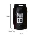 Borsa Impermeabile Nero Capacità 10 lt - Senine