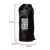 Borsa Impermeabile Nero Capacità 30 lt - Semitame
