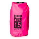 Borsa Impermeabile Rosa Fuxia Capacità 15 lt Sfumatura Colore Struttura Fuxia - Semarese