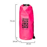 Borsa Impermeabile Rosa Fuxia Capacità 30 lt Sfumatura Colore Struttura Fuxia - Semitame