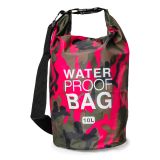 Borsa Impermeabile Rosa Mimetica Fuxia Capacità 10 lt Sfumatura Colore Struttura Mimetica Fuxia - Senine