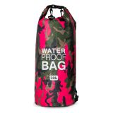 Borsa Impermeabile Rosa Mimetica Fuxia Capacità 30 lt Sfumatura Colore Struttura Mimetica Fuxia - Semitame