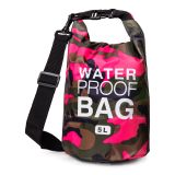Borsa Impermeabile Rosa Mimetica Fuxia Capacità 5 lt Sfumatura Colore Struttura Mimetica Fuxia - Seniliri