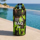 Borsa Impermeabile Verde Mimetica Capacità 30 lt Sfumatura Colore Struttura Mimetica - Semitame