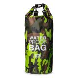 Borsa Impermeabile Verde Mimetica Capacità 30 lt Sfumatura Colore Struttura Mimetica - Semitame