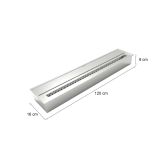 Bruciatore Argento Combustibile Bioetanolo Ecoflame Installazione Incasso, Adatto per Camino - Andrano