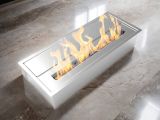 Bruciatore Arosio, 19x46 h10 cm, Argento
