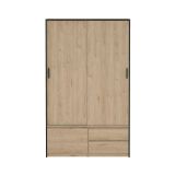 Cabina armadio 3 ante rovere 121x200h cm - Bedollo