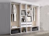 Cabina armadio con cassetti bianca e rovere 196x205h cm - Mala
