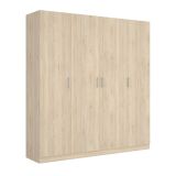 Cabina armadio con ripiani regolabili rovere 200x215h cm - Persefone