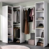 Cabina armadio modulabile bianca 226x185h cm - Alexois