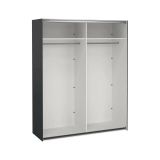 Cabina armadio salvaspazio grigia 178x220h cm - Hagupit