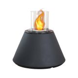 Caminetto a bioetanolo da tavolo 60x60x56h cm nero - Parbo