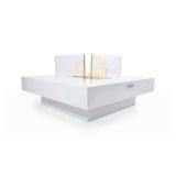 Camino a bioetanolo da tavolo 70x70x35h cm bianco - Alife