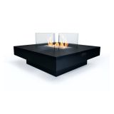 Camino a bioetanolo da tavolo 70x70x36h cm nero - Alife