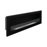 Camino a Bioetanolo Nero Capacità 1.25 lt Superficie Riscaldabile 30 120x15x40h cm, Potenza (kw) 3 - Revello