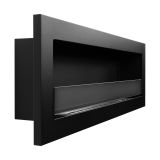 Camino a Bioetanolo Nero Capacità 1.25 lt Superficie Riscaldabile 30 120x15x40h cm, Potenza (kw) 3 - Revello