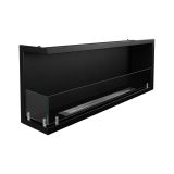 Camino a Bioetanolo Nero Capacità 1.25 lt Superficie Riscaldabile 30 120x22x45h cm, Potenza (kw) 3 - Lonigo