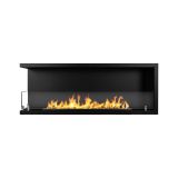 Camino a Bioetanolo Nero Capacità 1.25 lt Superficie Riscaldabile 30 120x22x45h cm, Potenza (kw) 3 - Lonigo