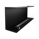 Camino a Bioetanolo Nero Capacità 1.25 lt Superficie Riscaldabile 30 m2 120x24x45h cm, Potenza (kw) 3 - Pertosa