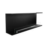 Camino a Bioetanolo Nero Capacità 1.25 lt Superficie Riscaldabile 30 m2 120x24x45h cm, Potenza (kw) 3 - Pertosa