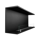 Camino a Bioetanolo Nero Capacità 1.25 lt Superficie Riscaldabile 30 m2 120x24x45h cm, Potenza (kw) 3 - Pertosa