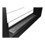 Camino a Bioetanolo Nero Capacità 1.5 lt Superficie Riscaldabile 30 90x15x40h cm, Potenza (kw) 3 - Guardea