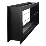 Camino a Bioetanolo Nero Capacità 1.5 lt Superficie Riscaldabile 30 90x15x40h cm, Potenza (kw) 3 - Guardea