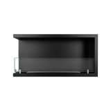 Camino a Bioetanolo Nero Capacità 1.5 lt Superficie Riscaldabile 30 90x22x45h cm, Potenza (kw) 3 - Garzeno