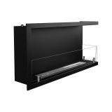 Camino a Bioetanolo Nero Capacità 1.5 lt Superficie Riscaldabile 30 90x22x45h cm, Potenza (kw) 3 - Macomer