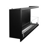 Camino a Bioetanolo Nero Capacità 1.5 lt Superficie Riscaldabile 30 90x22x45h cm, Potenza (kw) 3 - Macomer