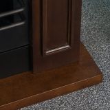 Camino Elettrico Marrone Noce Superficie Riscaldabile 30 Potenza (kw) 0.9-1.8 89x28x90h cm, Indoor - Versiggia