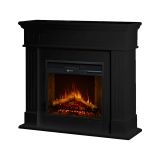 Camino Elettrico Nero Superficie Riscaldabile 30 Potenza (kw) 0.9-1.8 110x36x100h cm, Indoor - Cogliate