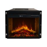 Camino Elettrico Nero Superficie Riscaldabile 30 Potenza (kw) 0.9-1.8 58x17x52h cm, Indoor - Gavardo