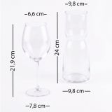 Caraffa Trasparente 1000 ml - Netatoga