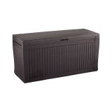 Cassapanca da giardino 116x44x57h cm marrone - Gatineau