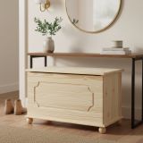 Cassapanca Marrone Naturale 89x53x47h cm - Tires