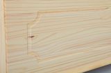 Cassapanca Marrone Naturale 89x53x47h cm - Tires