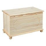 Cassapanca Marrone Naturale 89x53x47h cm - Tires