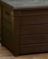 Cassapanca outdoor impermeabile 145x69x60h cm marrone - Wawa