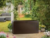 Cassapanca outdoor piccola 116x44x57h cm marrone - Kingston