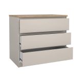 Cassettiera 3 cassetti beige 77x70h cm - Vistara