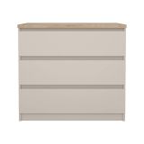 Cassettiera 3 cassetti beige 77x70h cm - Vistara