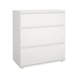 Cassettiera 3 cassetti bianca 76x83h cm - Aski