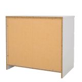 Cassettiera 3 cassetti bianca 77x70h cm - Artic