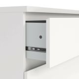 Cassettiera 3 cassetti bianca 77x70h cm - Artic