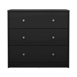 Cassettiera 3 cassetti nera 72x68h cm - Alert