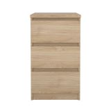 Cassettiera 3 cassetti rovere 50x70h cm - Accudino