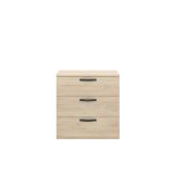 Cassettiera 3 cassetti rovere 70x72h cm - Alic